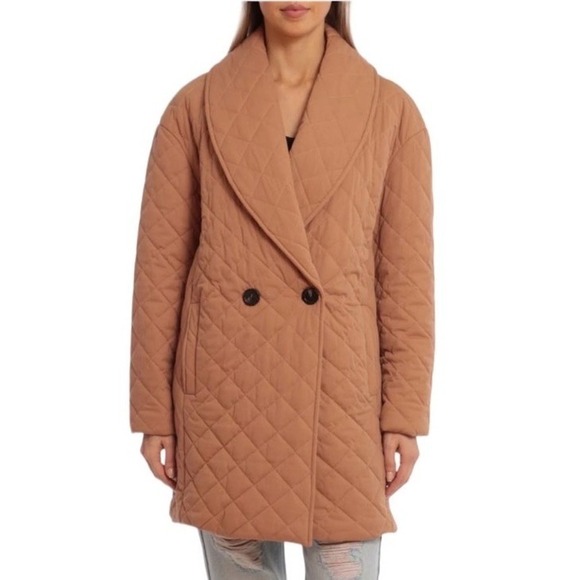Avec Les Filles Women's Quilted Shawl Lapel Coat Size 2X - Picture 1 of 4